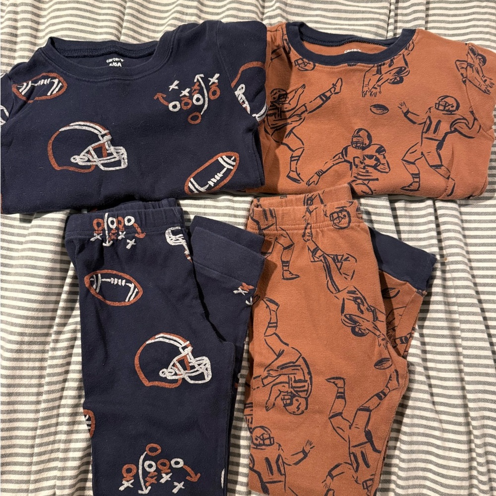 Carter’s Football Pajama Sets